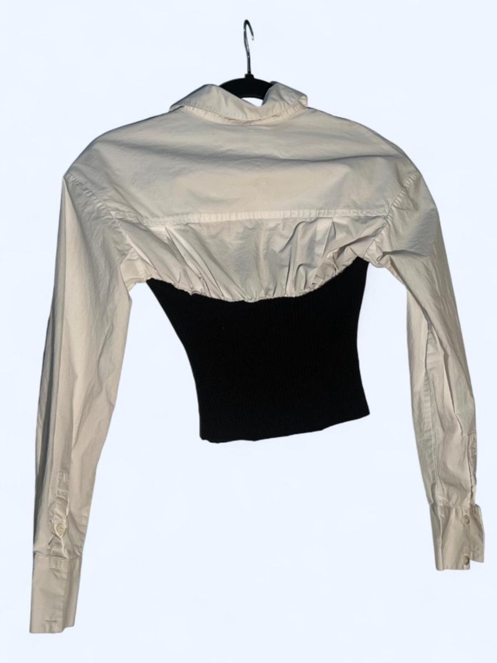 STAUD Hazel Top Size XS Long Sleeve Sweater Button Up - Picture 10 of 12